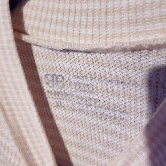 Albionfit Apricot Stripe Texture Dress XL - Picture 3 of 5